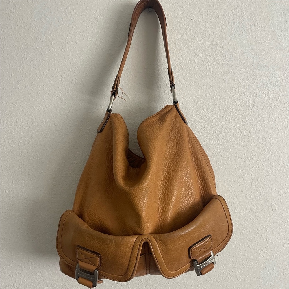 Vintage Michael Kors Tan Leather Hobo Bag